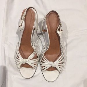 Vintage White Heels